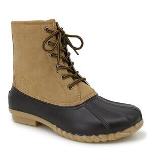 NWT  WITH BOX Jbu by Jambu Mens Brown Color Block Waterproof Padded Maine Round